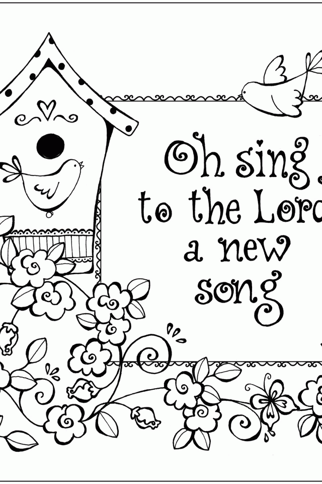 Bible Verse Coloring Page Coloring Home