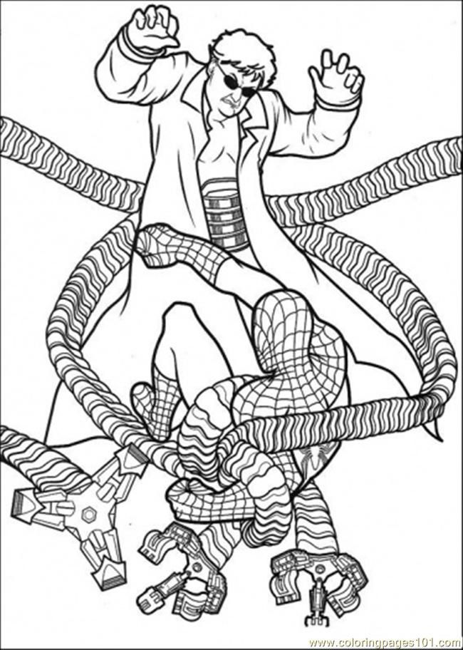 Spiderman Villains Coloring Pages - Coloring Home