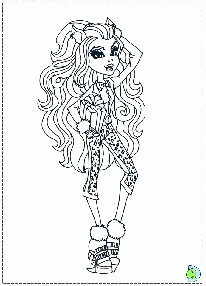 Monster High Coloring Pages - Coloring Home
