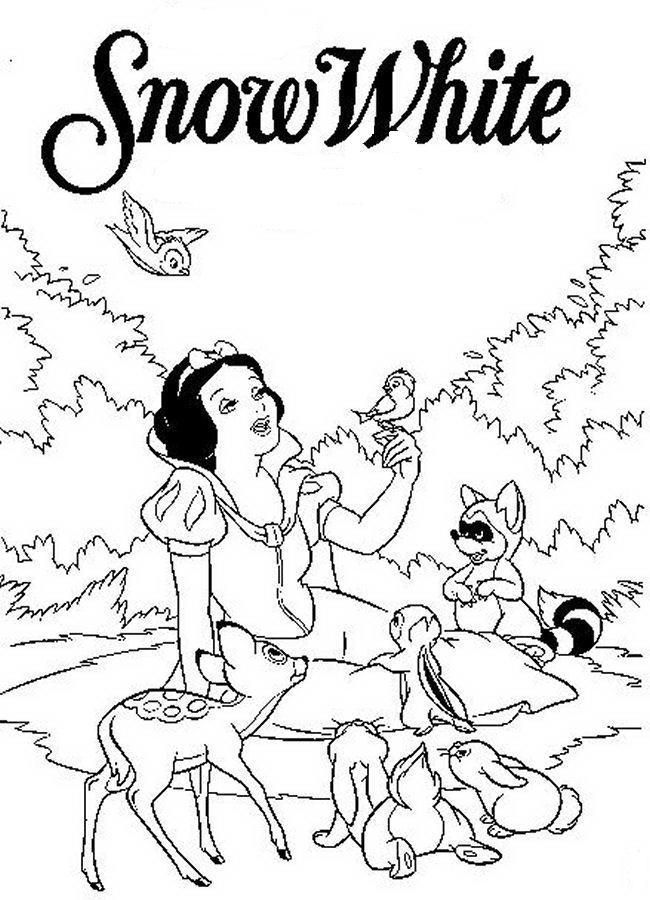 Snow White Coloring Pages - Coloring Home