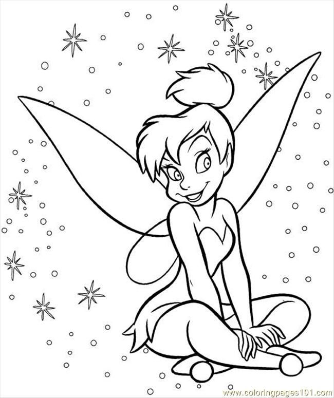 Coloring Pages Tink05 (Cartoons > Disney Fairies) – free 