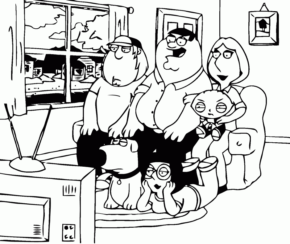 Family Guy Coloring Pages - Coloring Home