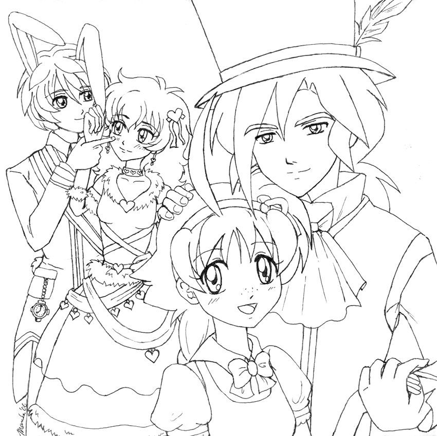 anime princess fantasy Colouring Pages (page 3)