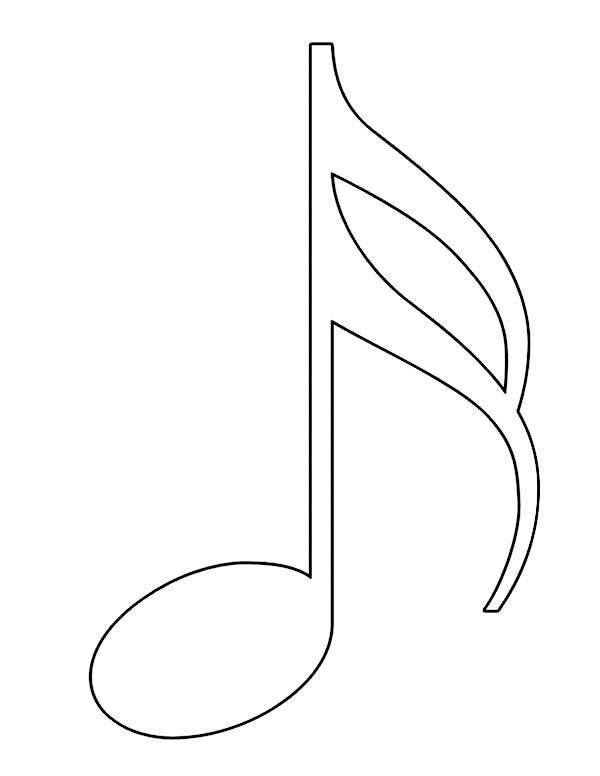 Music Notes Coloring Pages Coloring Home