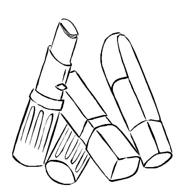 Makeup Coloring Pages - Free Printable Coloring Pages for Kids