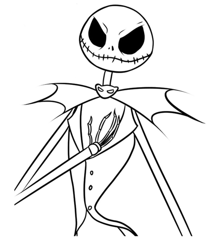 Top 25 'Nightmare Before Christmas' Coloring Pages