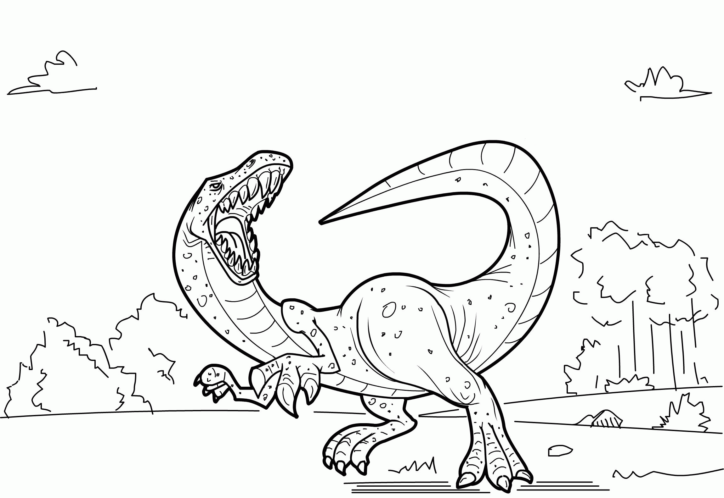 Dinosaurs Coloring Pages Free Printables - High Quality Coloring Pages