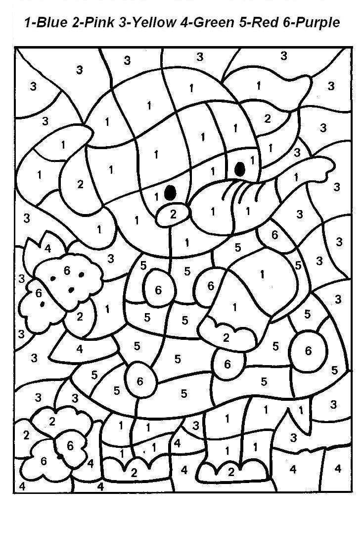 Free Hard Color By Number Coloring Pages #3196 Coloring Pages for ...