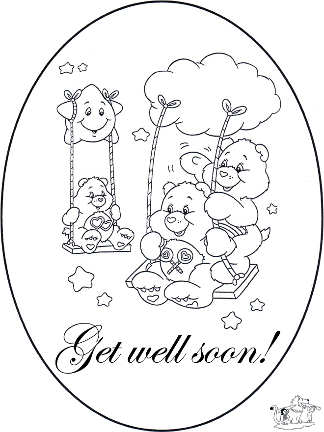 Printable Get Well Soon Coloring Pages Coloring Home