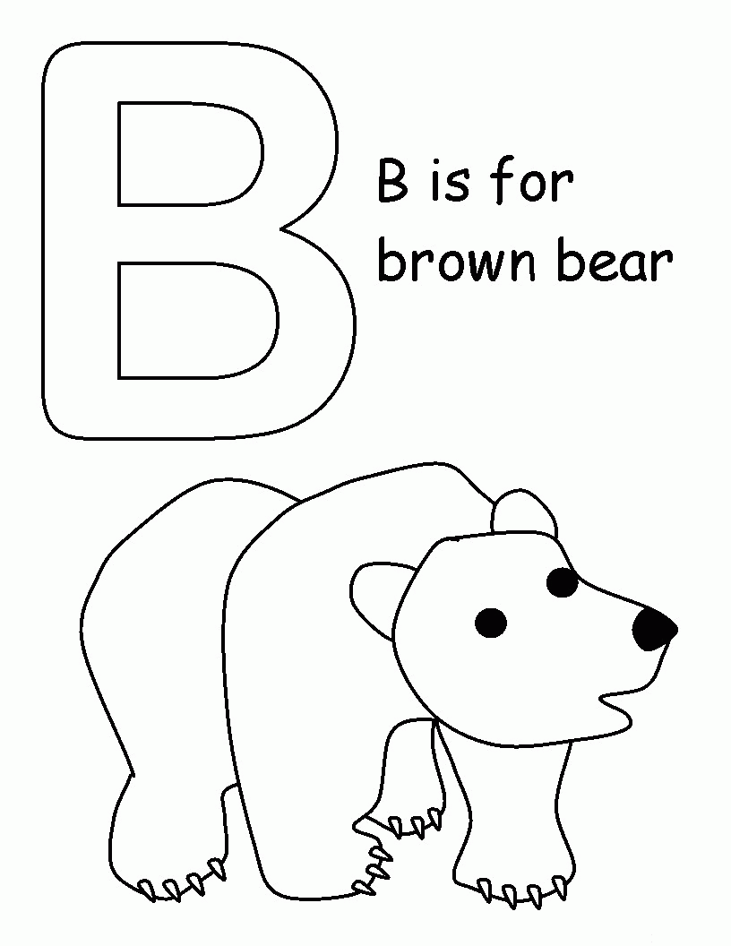 Printable Brown Bear Brown Bear Coloring Pages Printable Templates