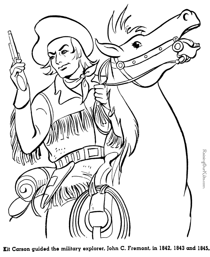 824 Cute Wild West Coloring Pages with disney character