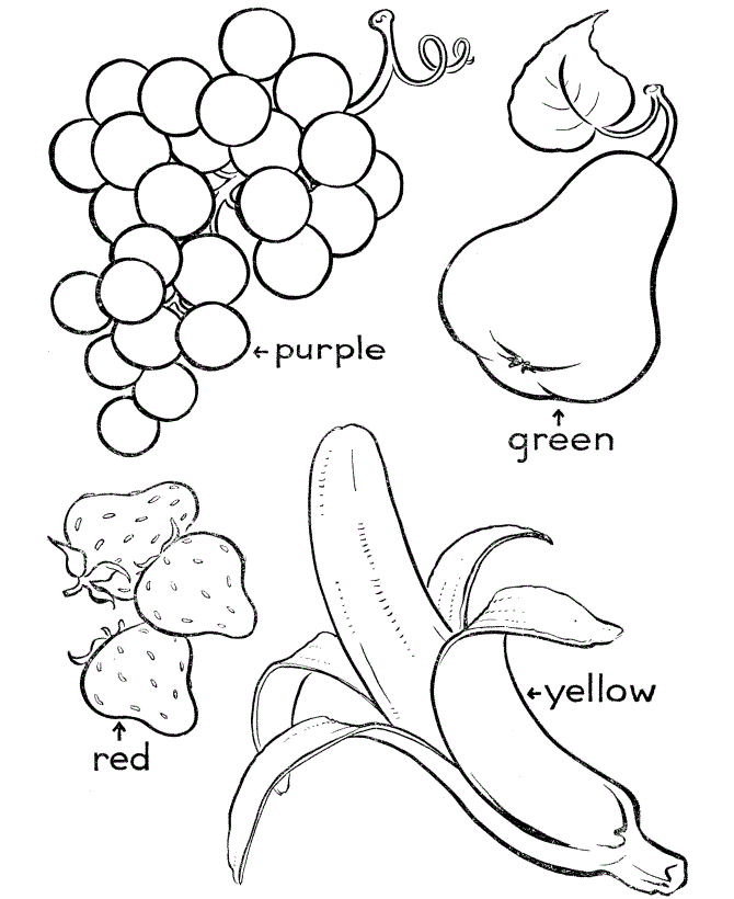 Pear Coloring Pages - Best Coloring Pages For Kids