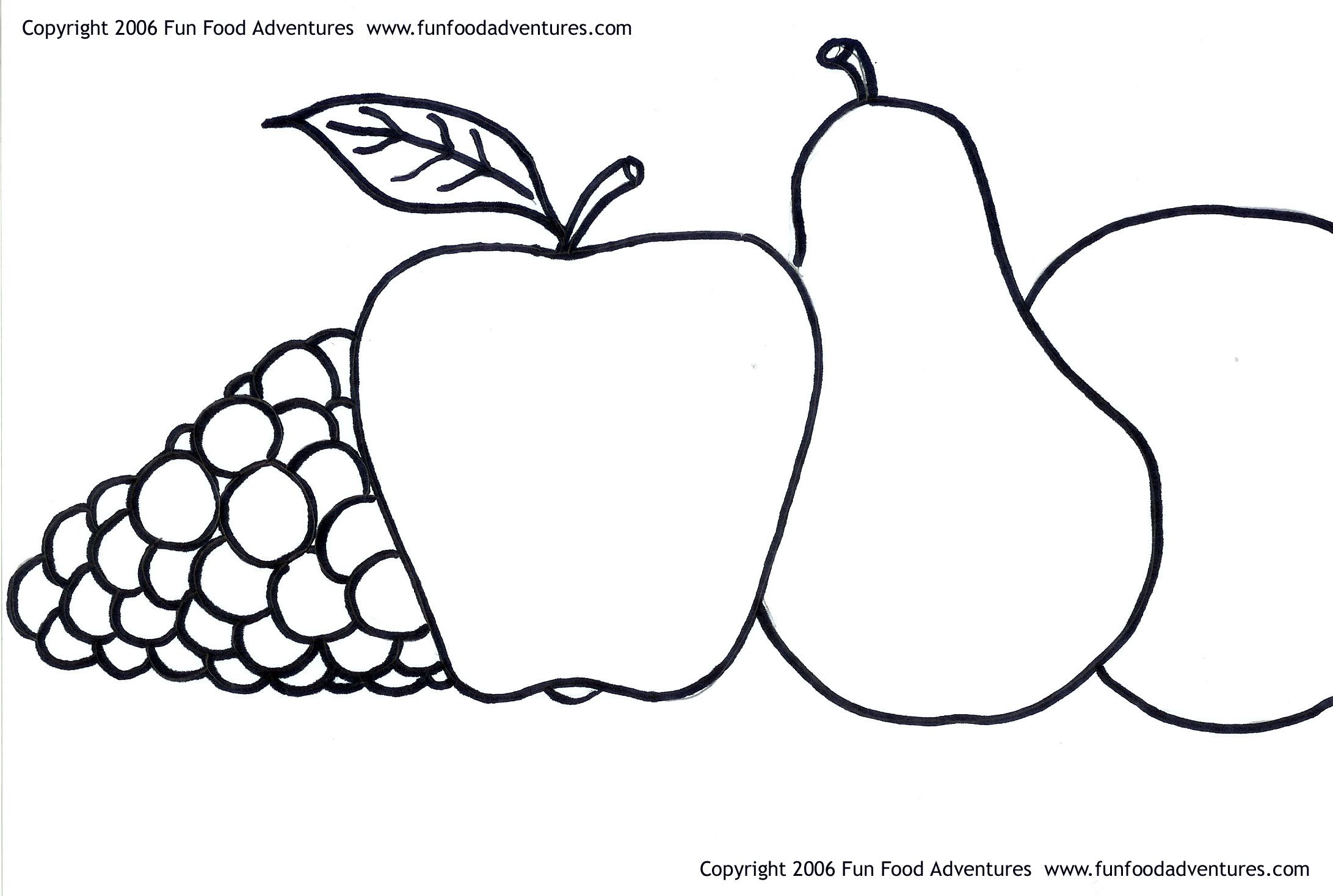 COLORING PICTURE OF FRUIT Â« ONLINE COLORING