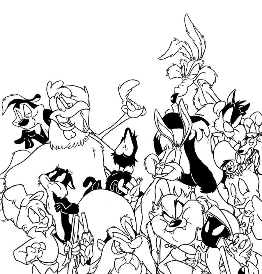 Looney Tunes Coloring pages | Drawn Heroes