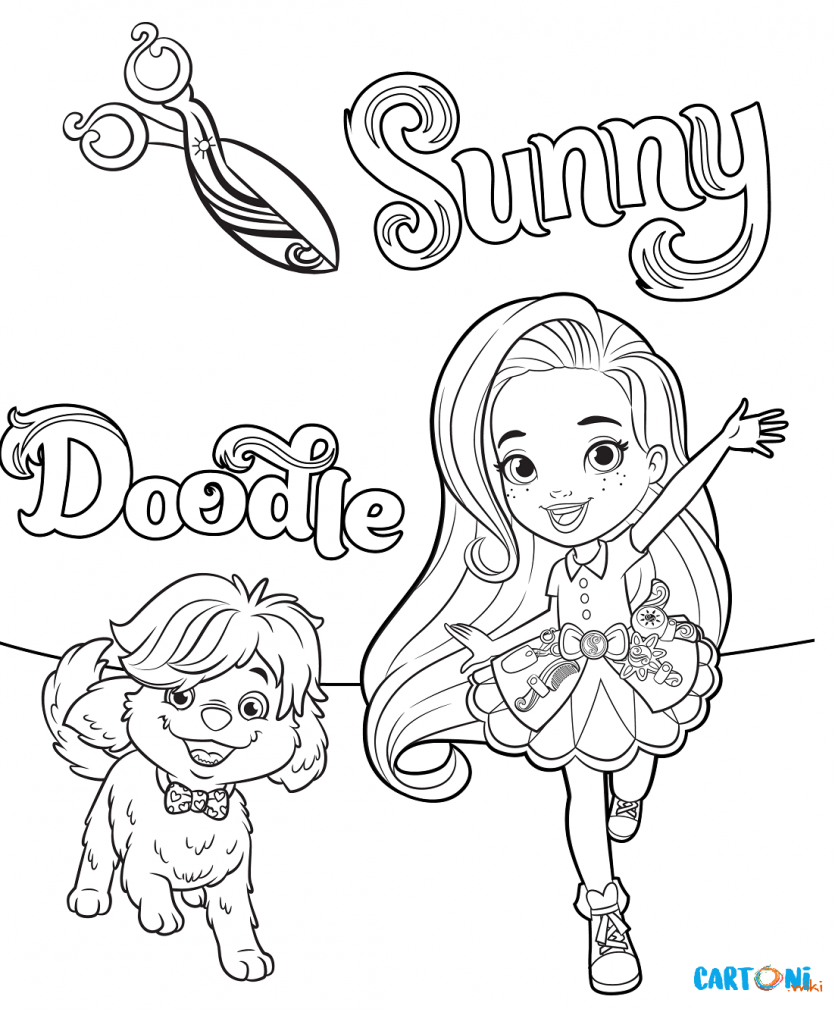 Sunny Day Colora Sunny e Doodle - Cartoni animati | Puppy ...