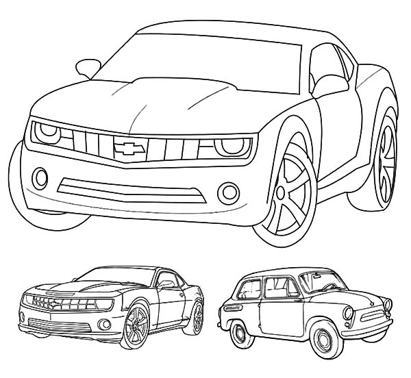 Chevrolet Camaro Cars Evolutions Coloring Pages: Chevrolet Camaro ...