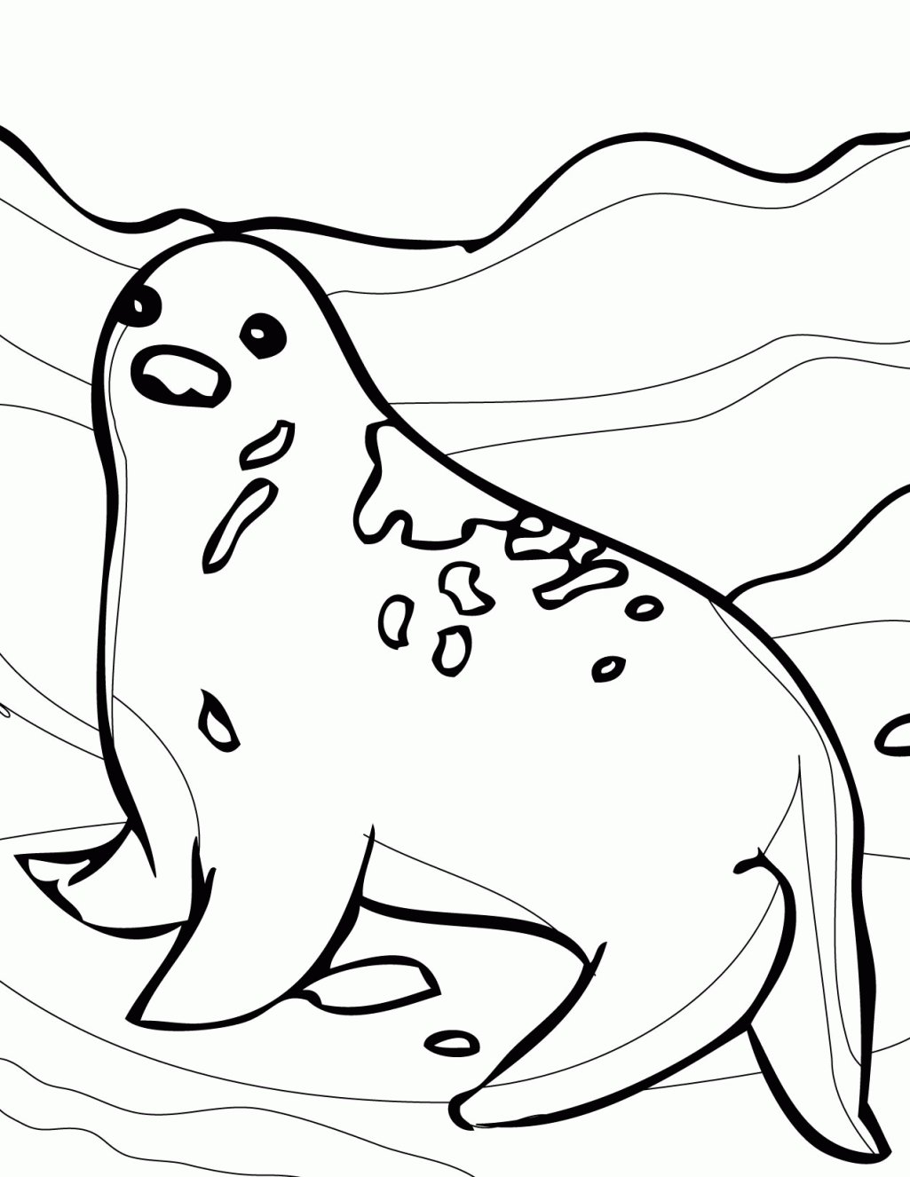 Arctic Animals Coloring Page Printable Arctic Animal Coloring Pages