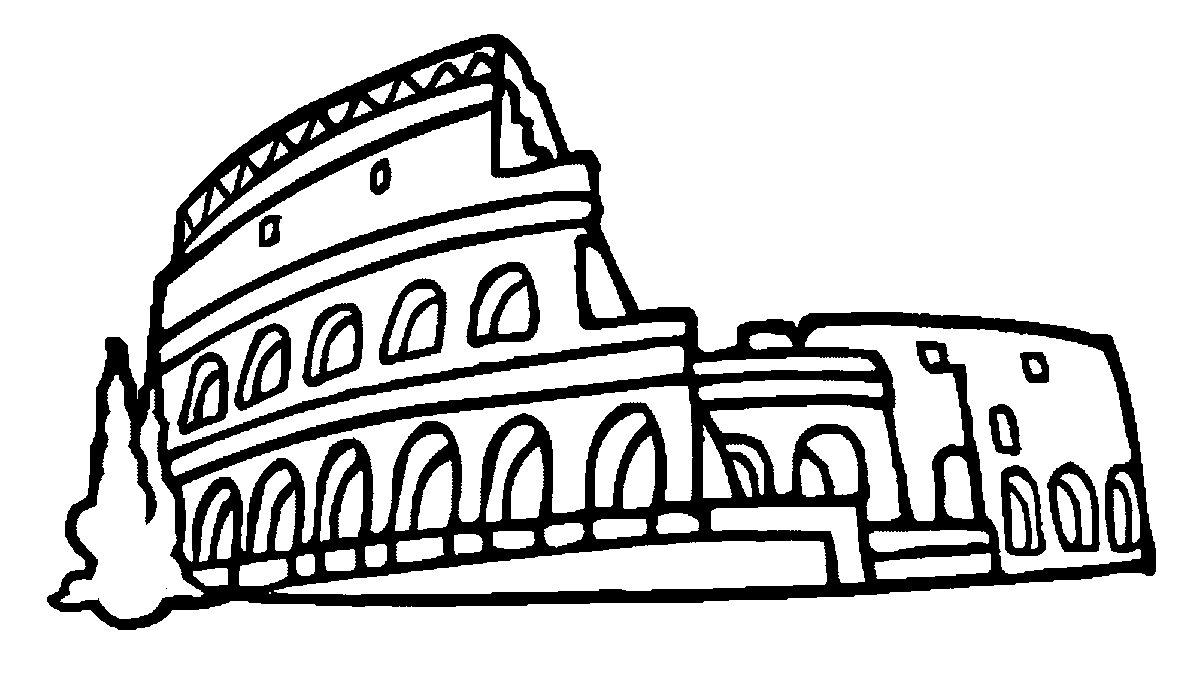 Rome Coloring Page | Wecoloringpage
