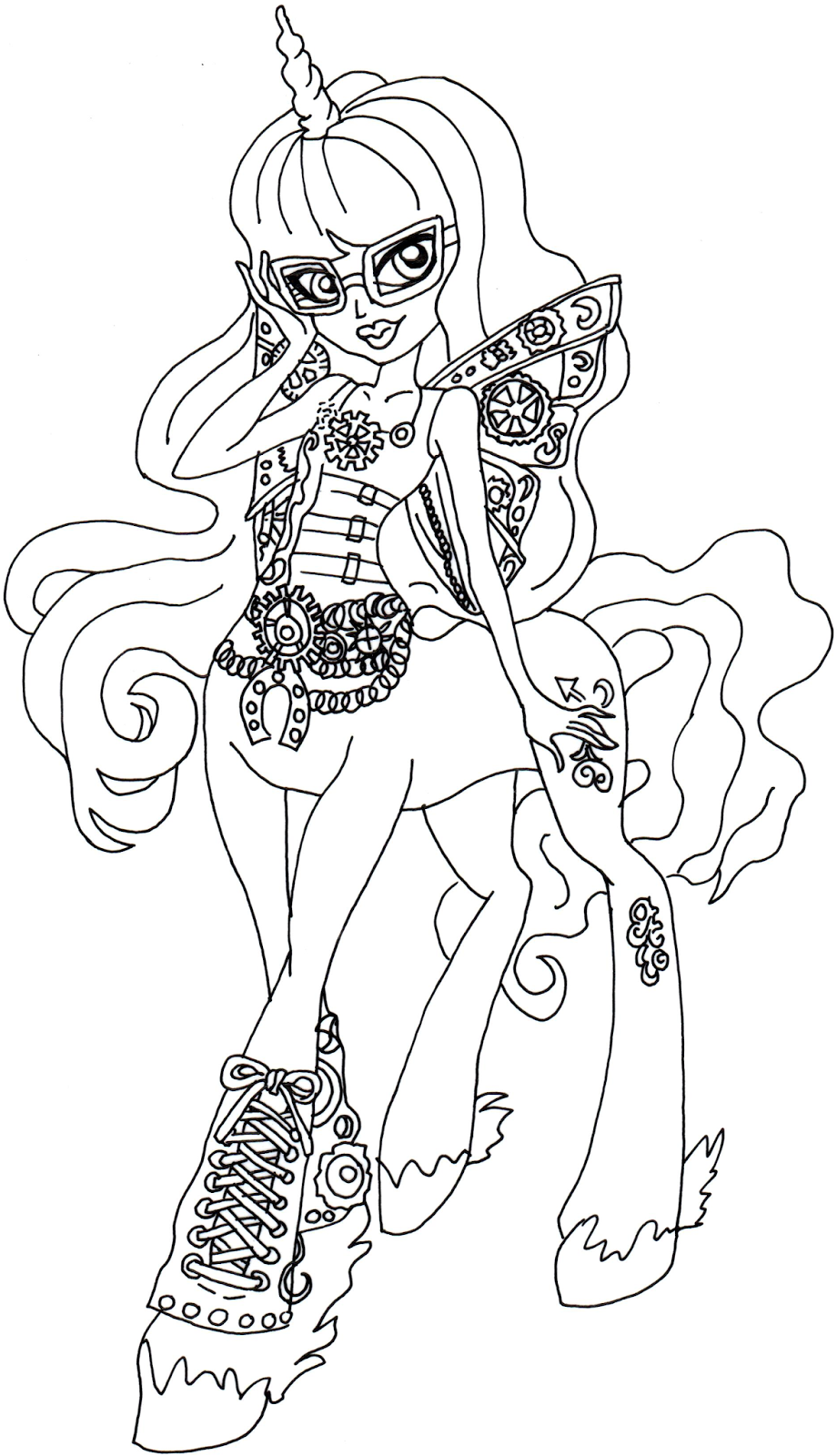 Monster High Coloring Pages Printables - Coloring Home