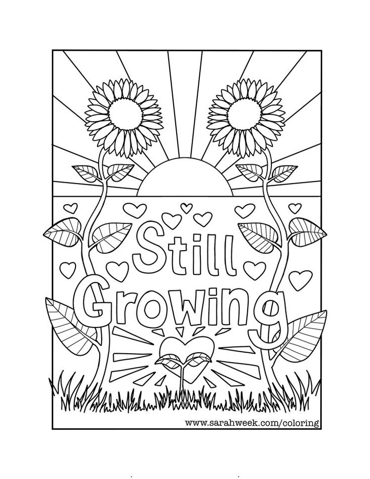 Sunflower coloring pages ...