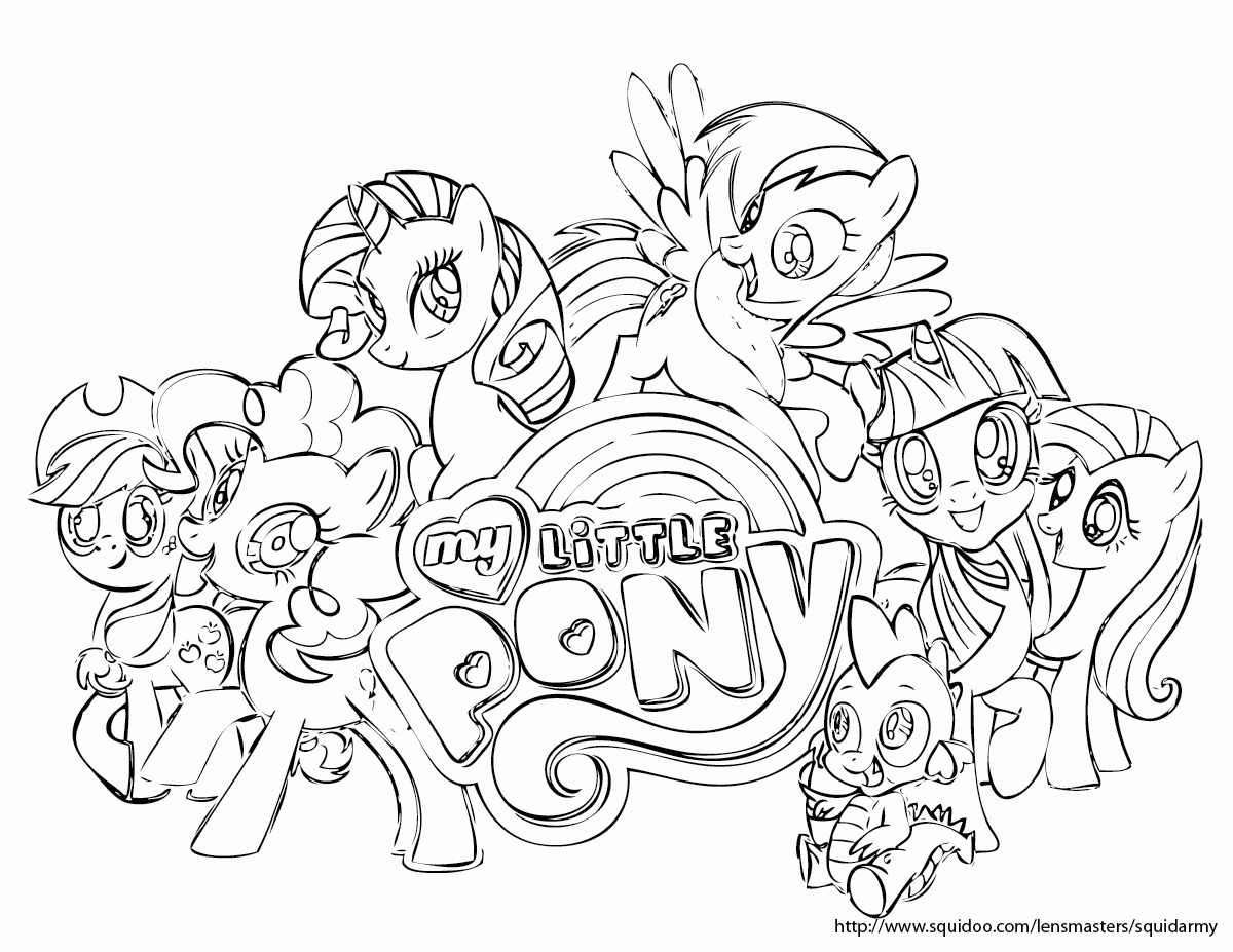 Free Printable Coloring Pages Of My Little Pony Friendship Is Magic