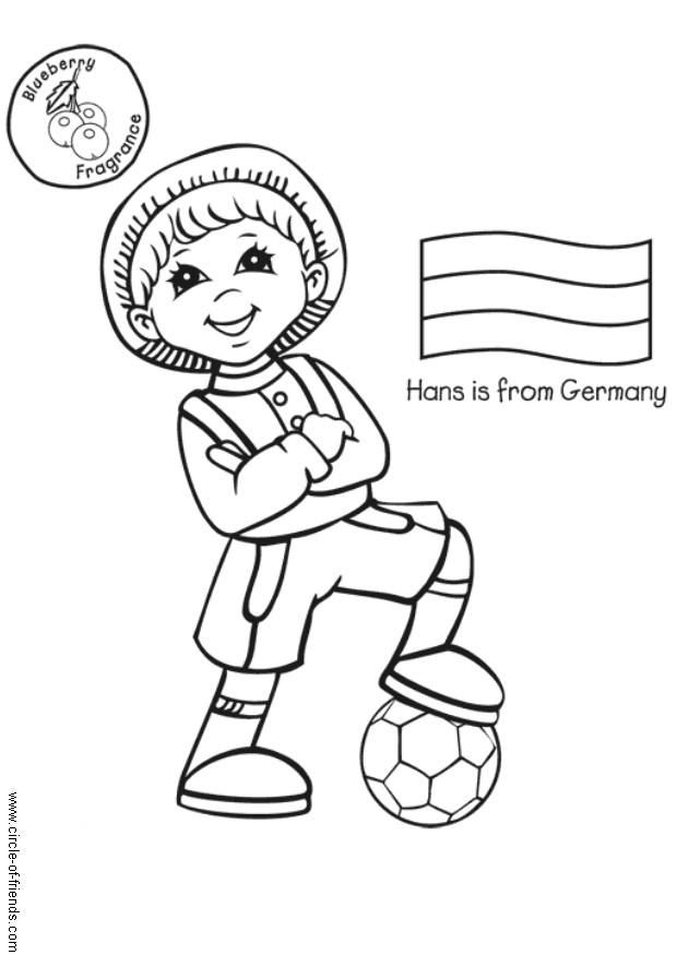 German Coloring Page