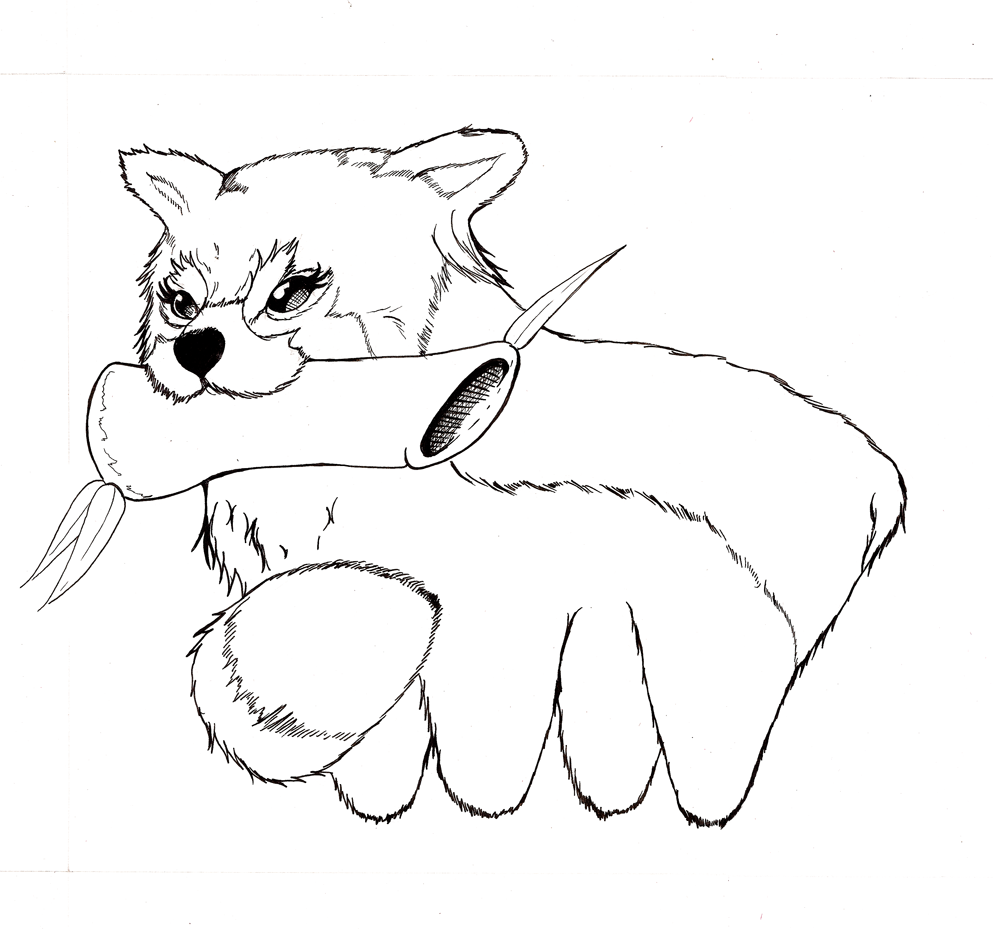 Red Panda Coloring Page - Coloring Home