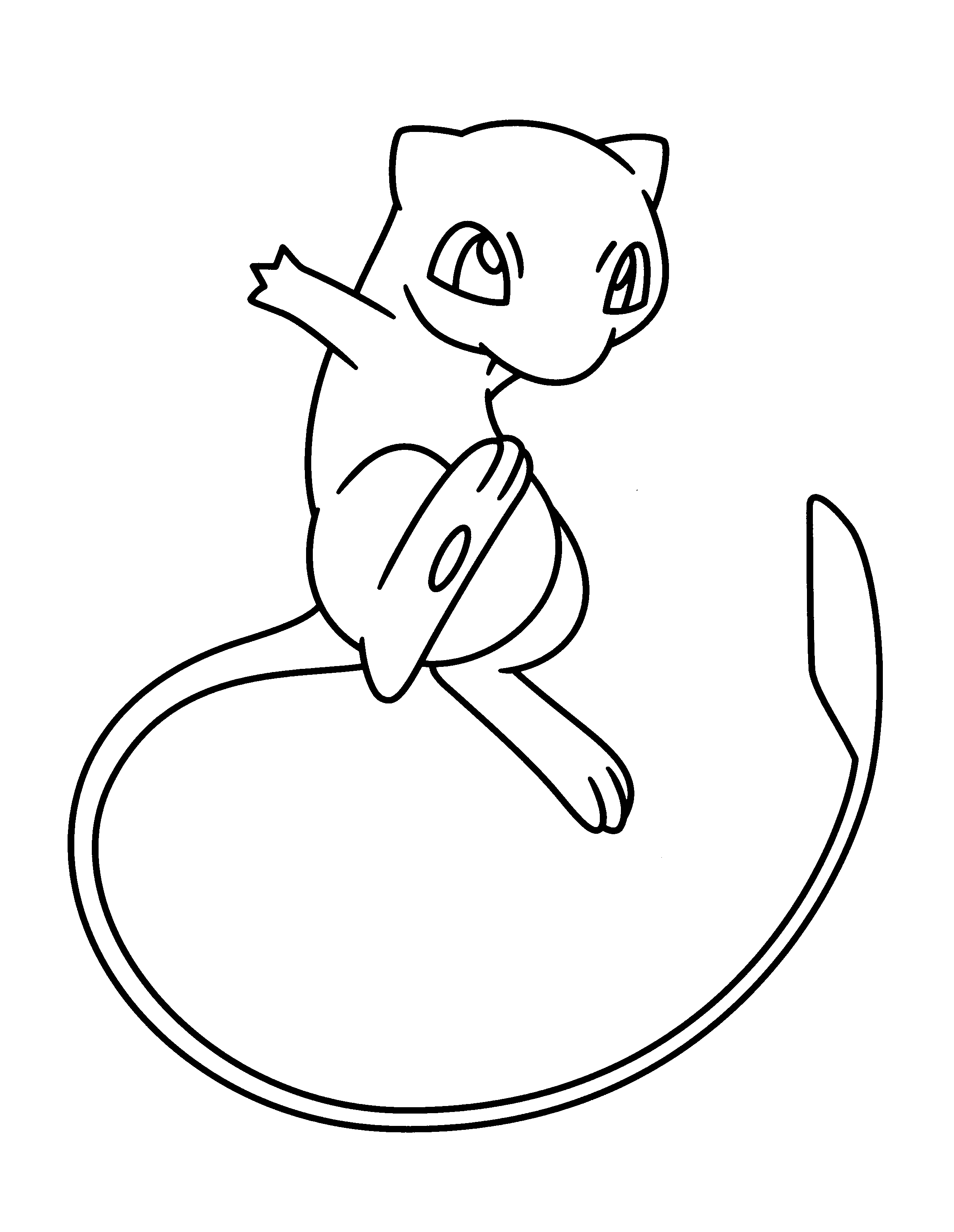 253 Unicorn Mew Pokemon Coloring Pages for Kindergarten