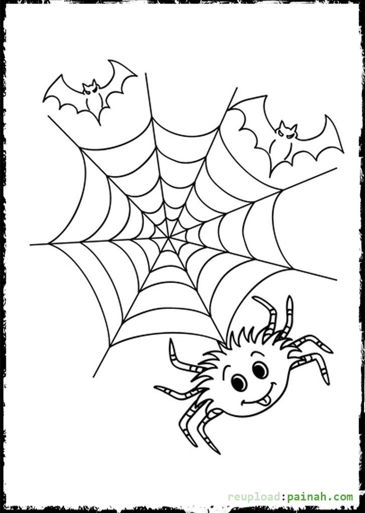 Free Printable Halloween Spider Coloring Pages Printable Word Searches