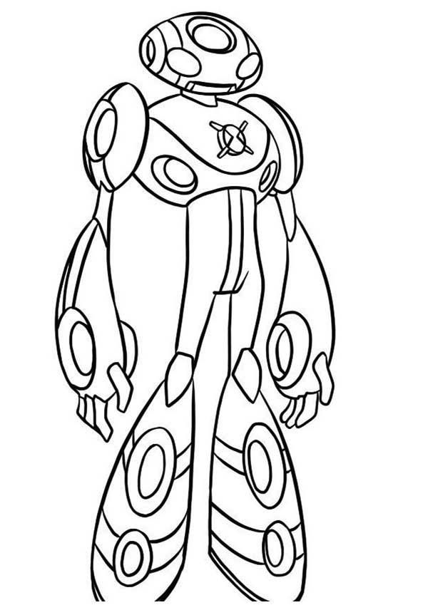 Ultimate Echo Echo from Ben 10 Ultimate Alien Coloring Page ...