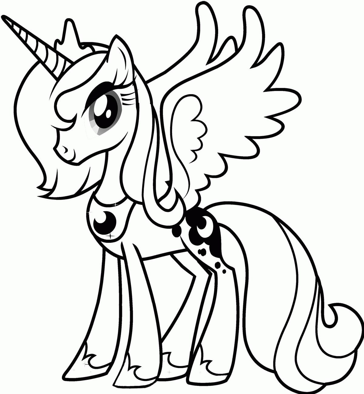 My Little Pony Free Coloring Pages Beautiful - Coloring pages