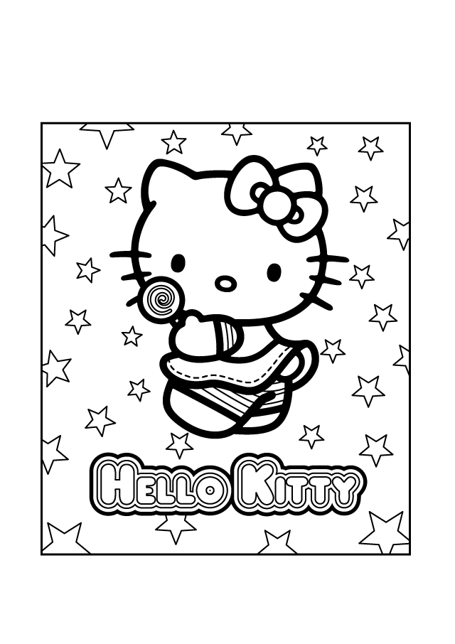 Hello Kitty Coloring Pages (4) - Coloring Kids