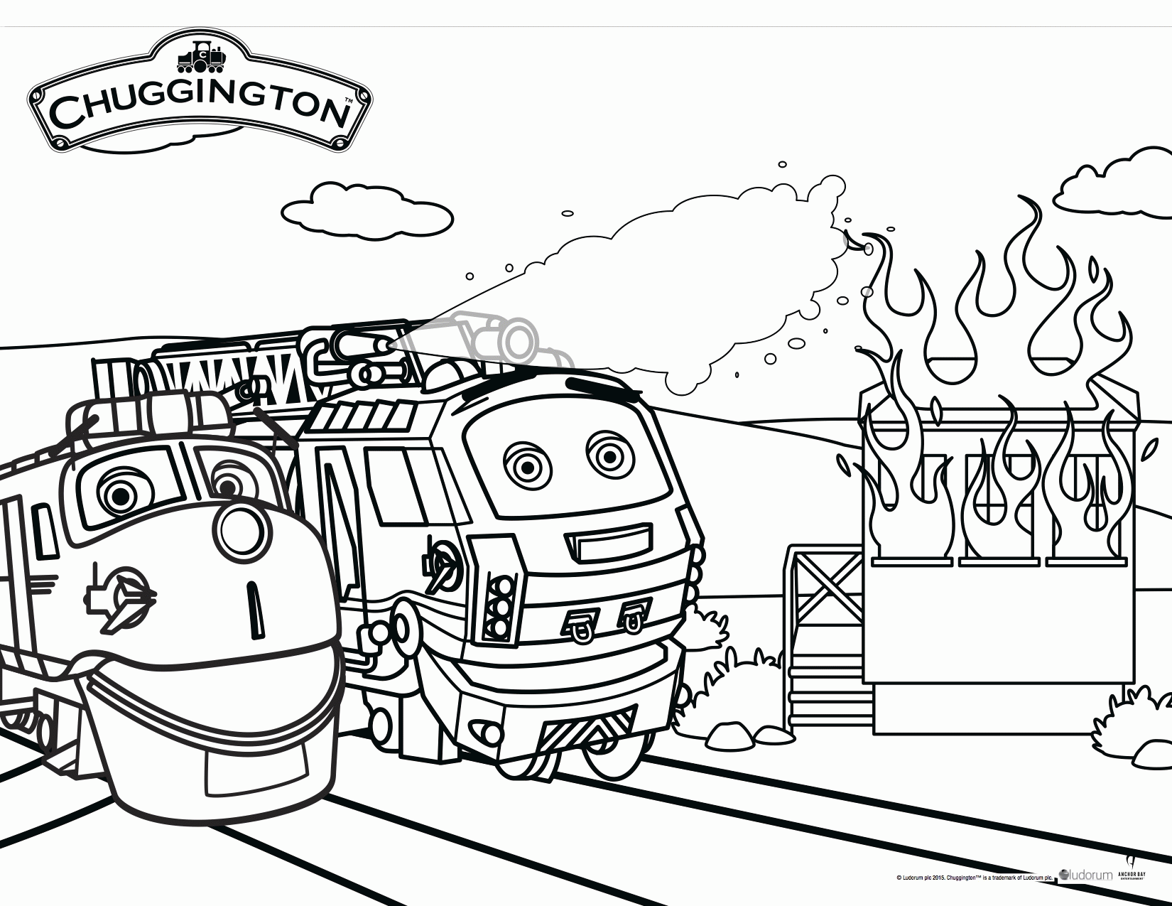 Chuggington coloring pages to download and print for free