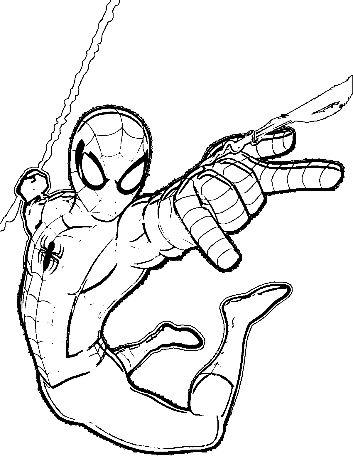 Ultimate Spider Man Adventures Spider Man Coloring Page Coloring Home