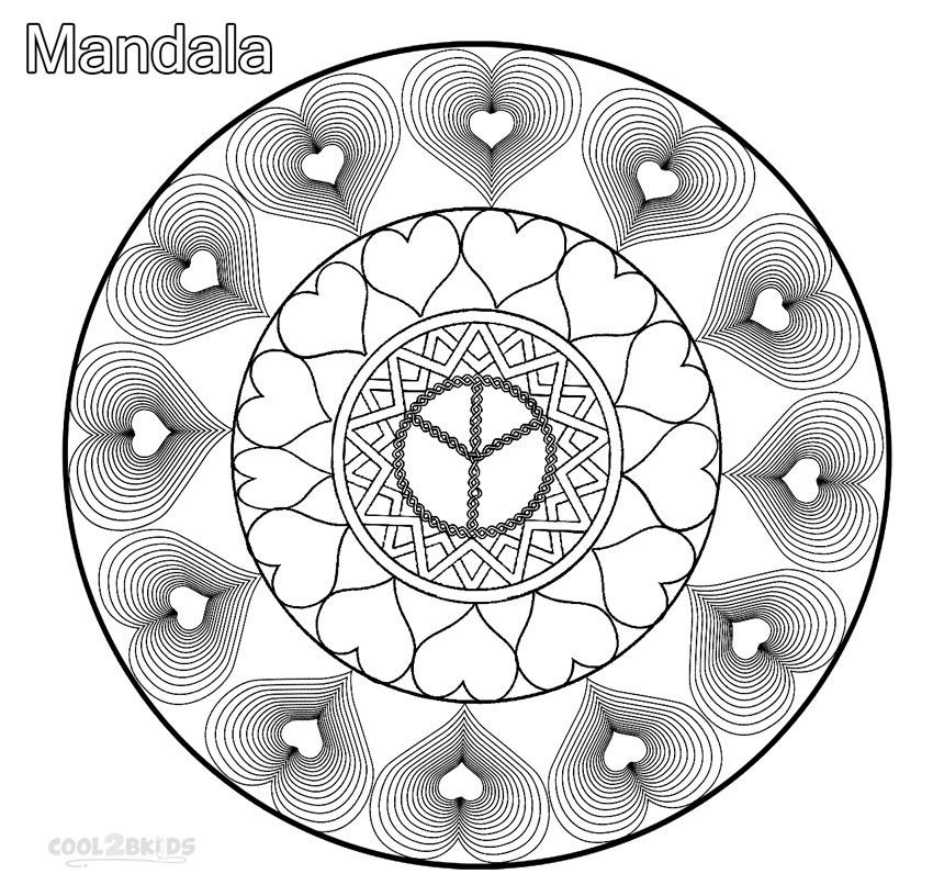 heart mandala coloring pages - High Quality Coloring Pages