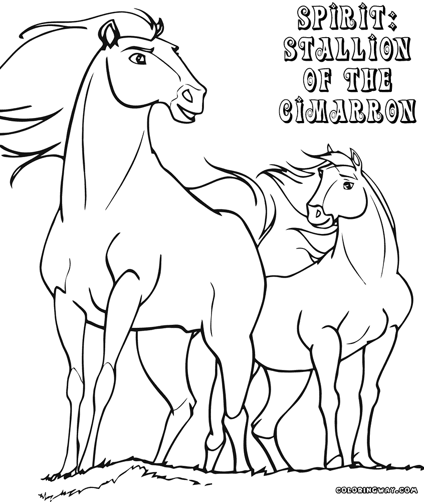 Spirit Stallion Of The Cimarron Coloring Sheets - High Quality ...