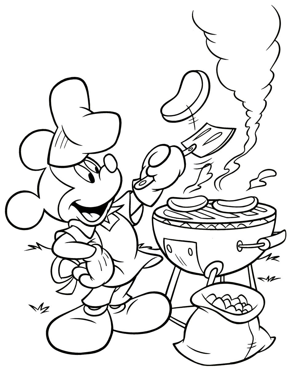 Cooking Coloring Book Pages To Print Mama Isor Adults Disney –  Stephenbenedictdyson