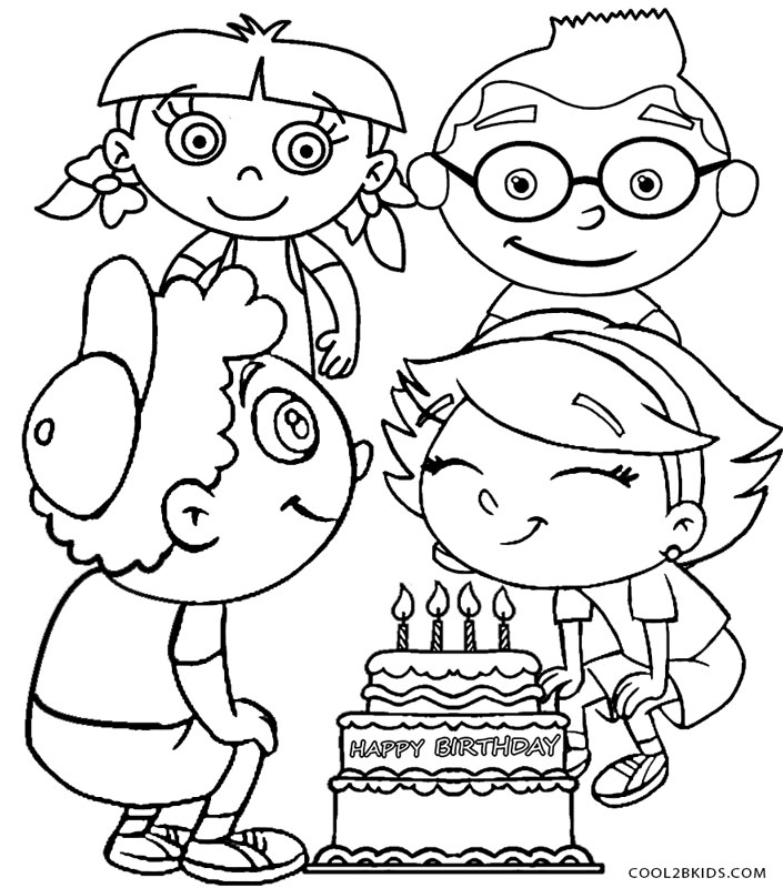 Baby einstein coloring pages