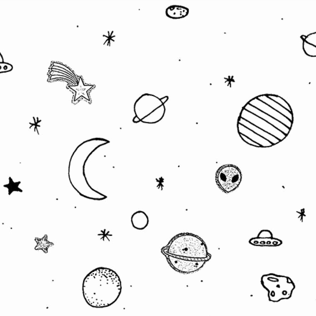 Coloring Pages Outer Space Lovely Aesthetic Tumblr Coloring Pages in 2020 |  Space coloring pages, Outer space drawing, Coloring pages