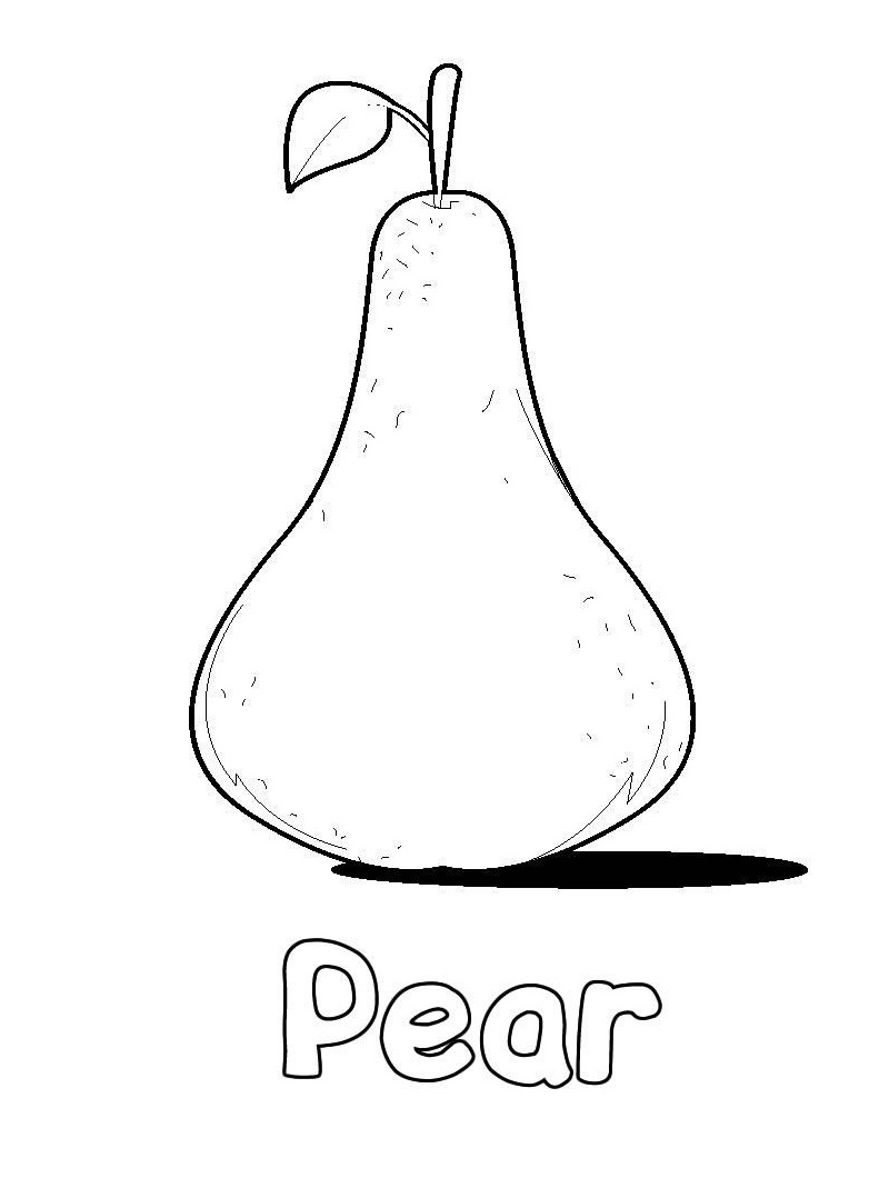 Top 20 Printable Pears Coloring Pages - Online Coloring Pages