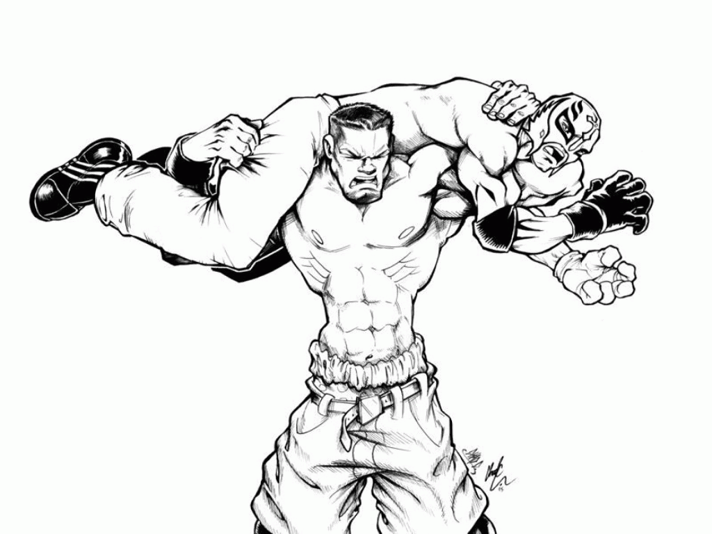 Pro Wrestling Coloring Pages | Best Coloring Page Site