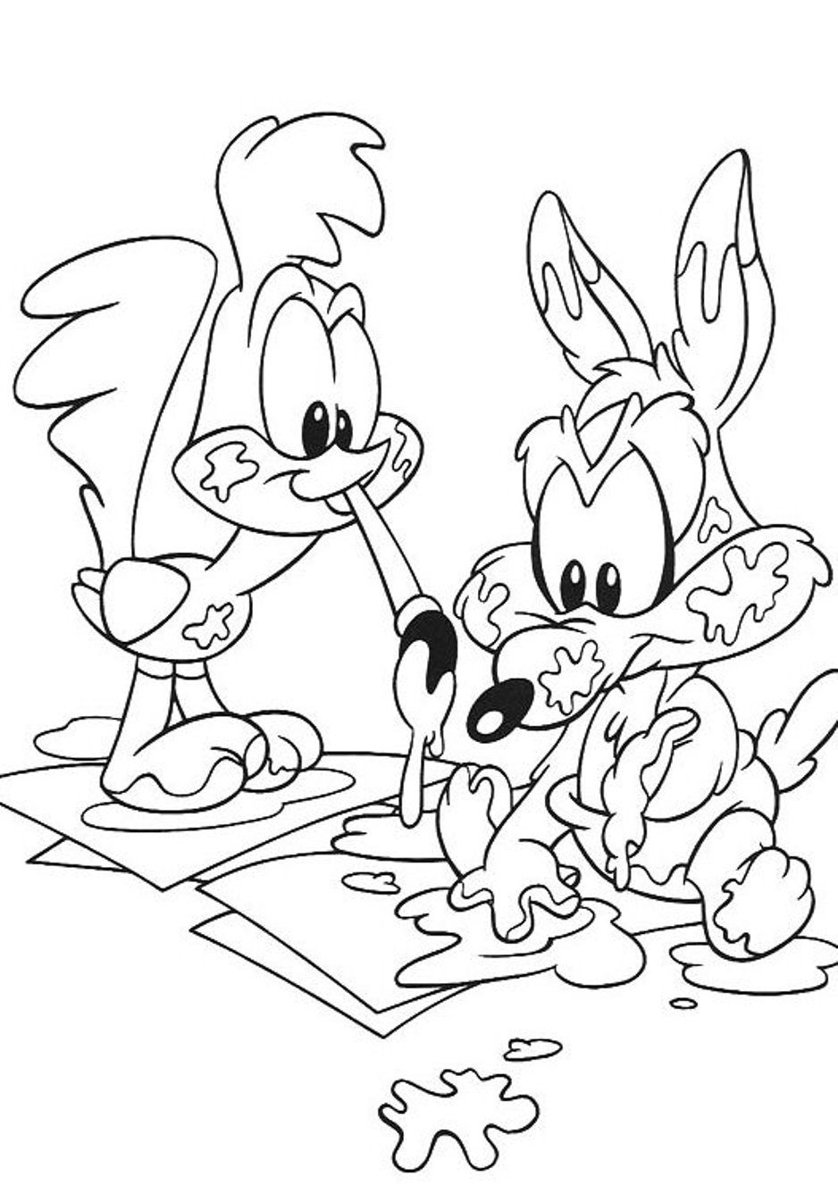 Free Printable Looney Tunes Coloring Page