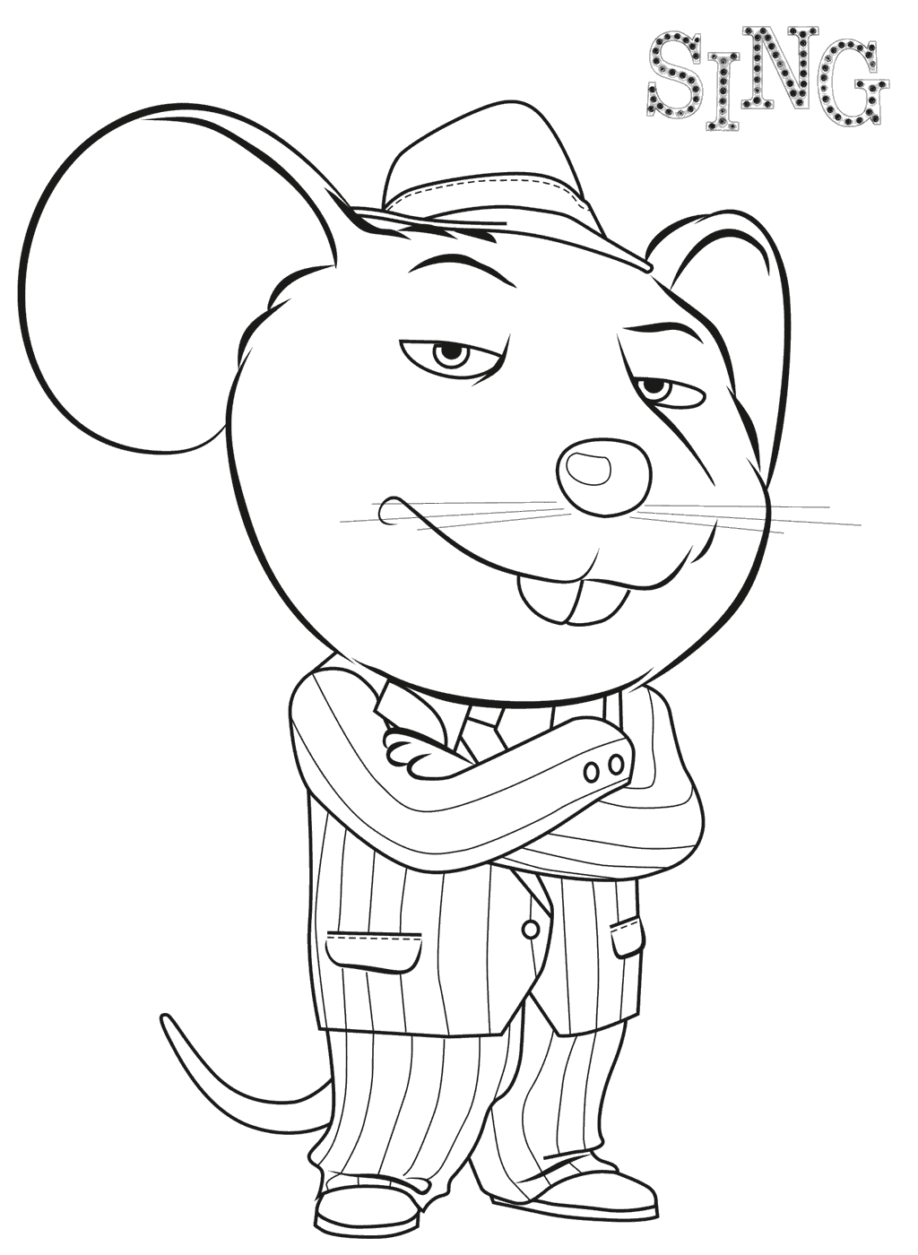 Sing Movie Coloring Pages Coloring Home