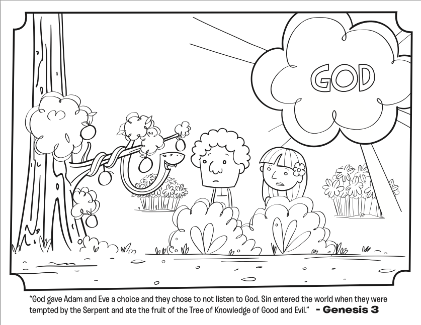 Serpent - Bible Coloring Pages | What's in the Bible?