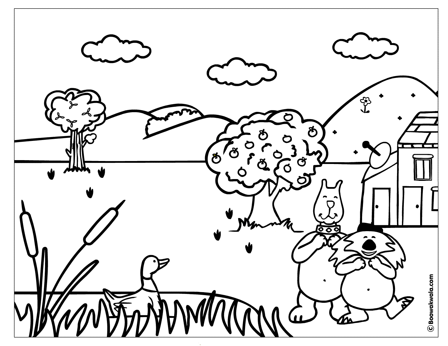 Coloring Book / page / picture / sheet