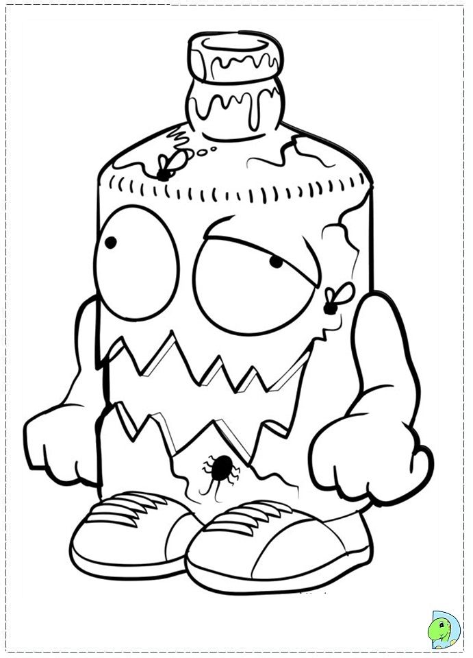 The Trash Pack Coloring page- DinoKids.org