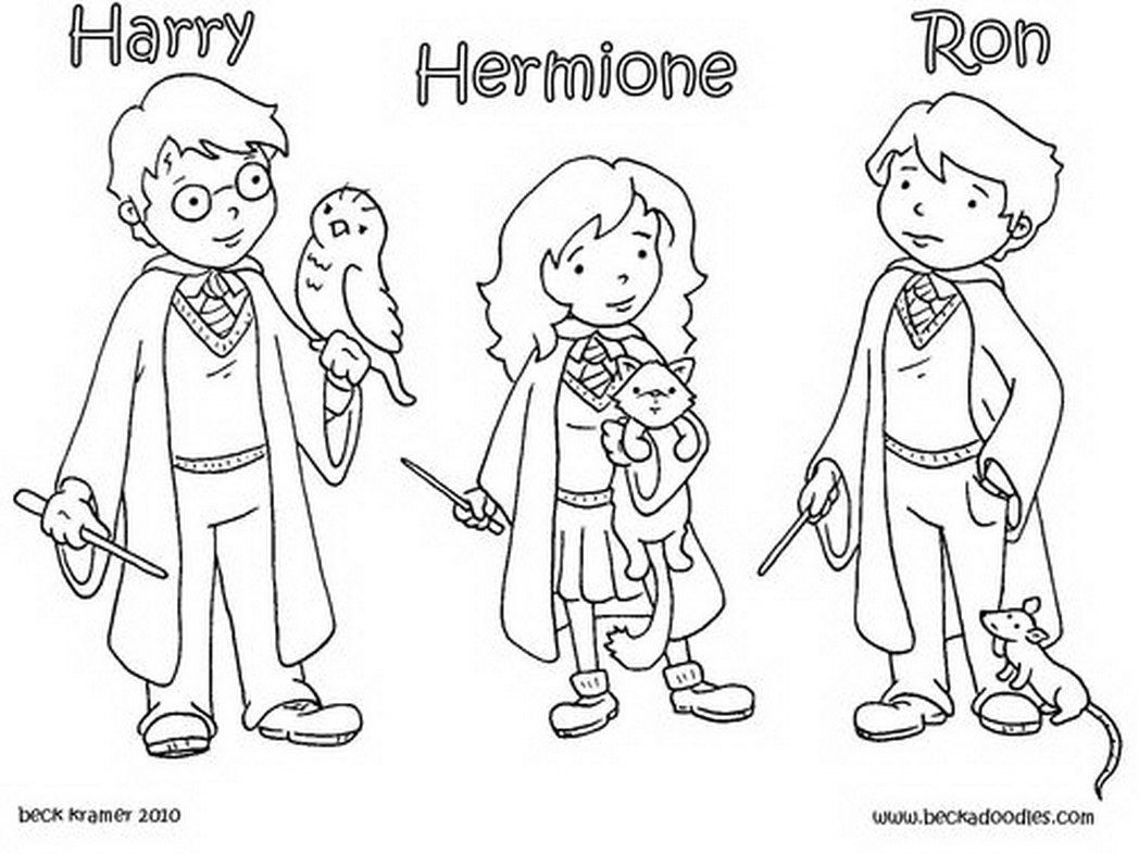 Harry Potter Coloring Pages Ginny Coloring Home