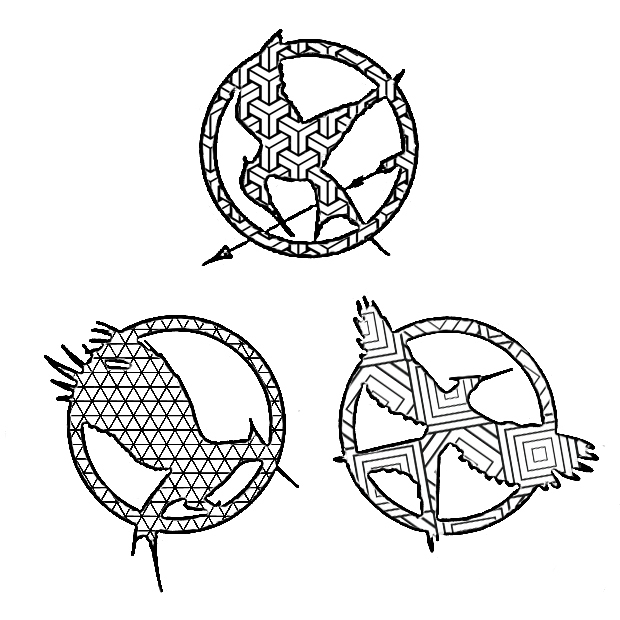 Mockingjay Hunger Games Coloring Pages