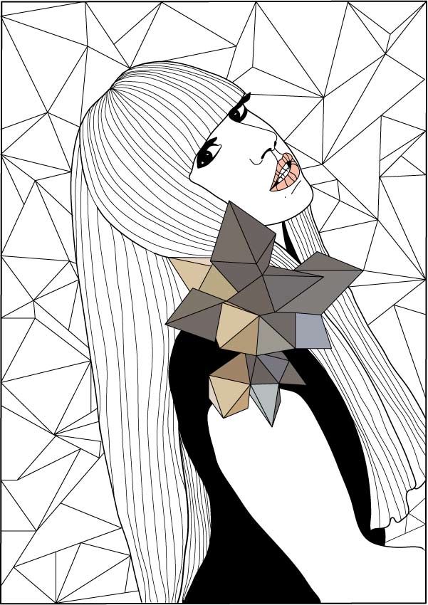 Lady Gaga Coloring Pages - Coloring Home