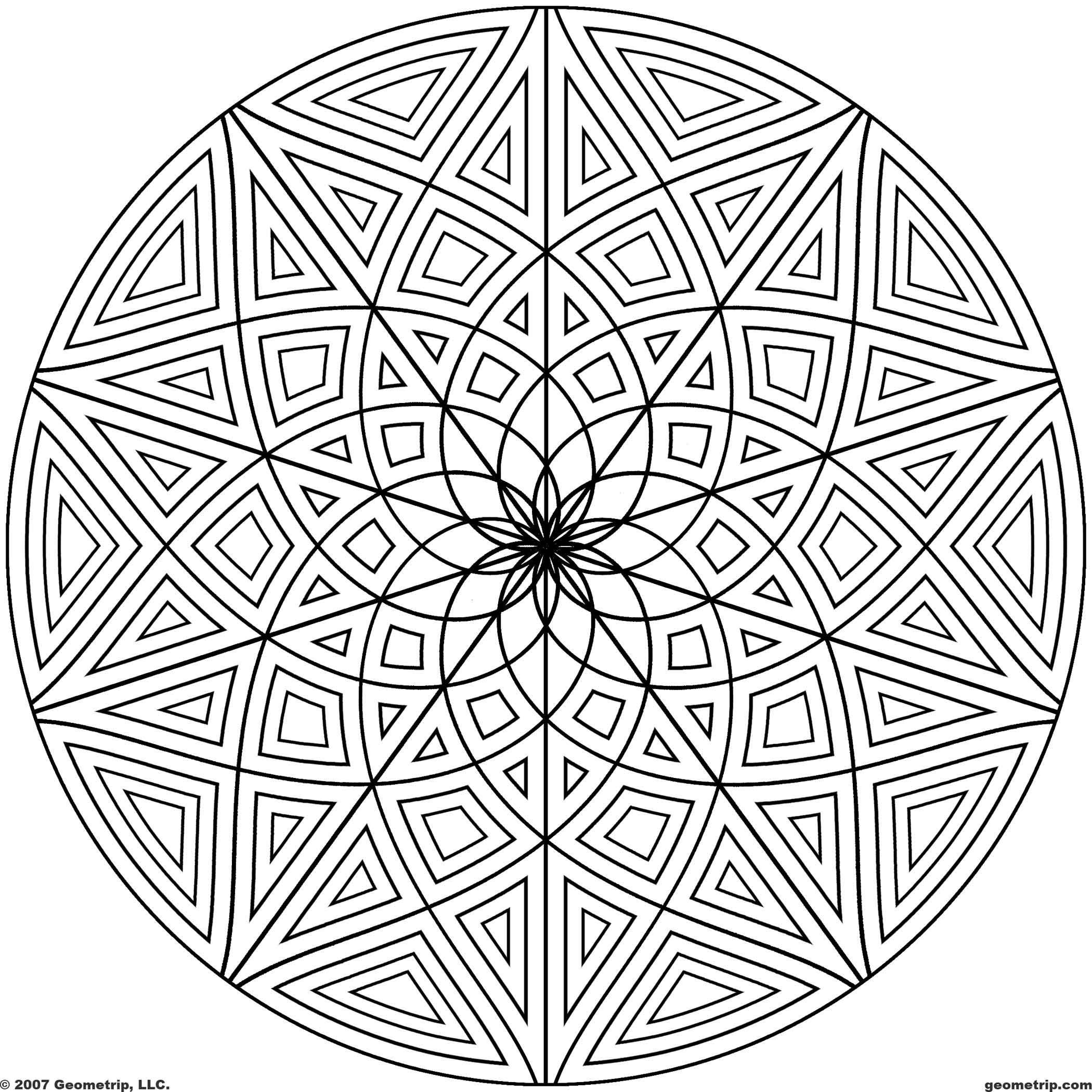 Pattern Coloring Pages For Adults - Coloring Home